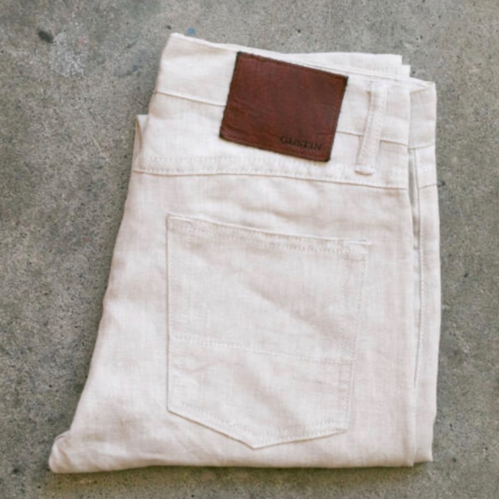 Rustic Slub Linen Gustin Pant 32